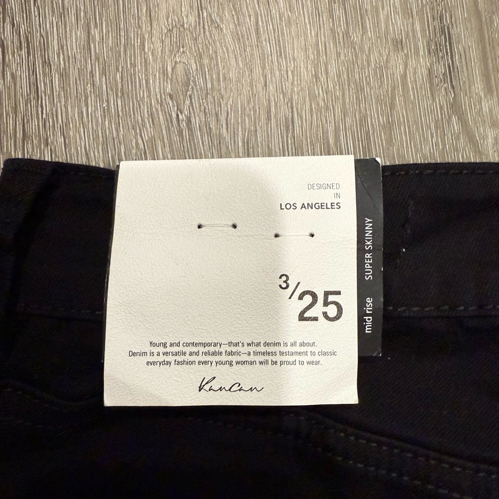 KanCan Black Mid-Rise Skinny Jeans